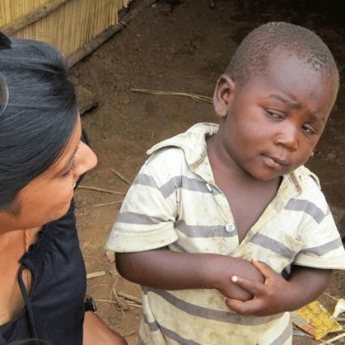 Skeptical kid