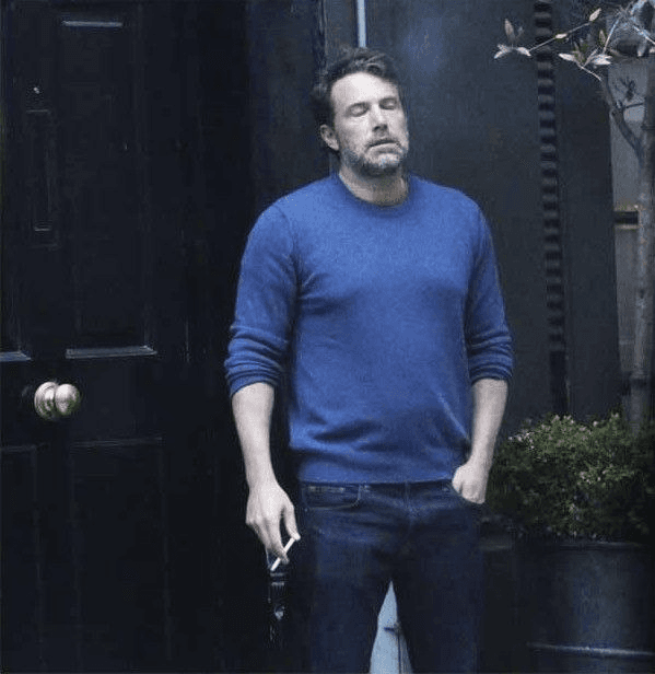 Ben Affleck stressed