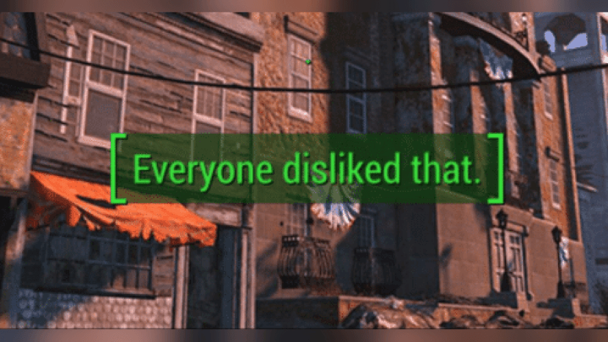 Everyone disliked that