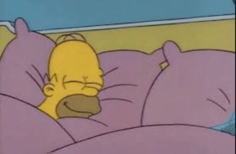 How I sleep...