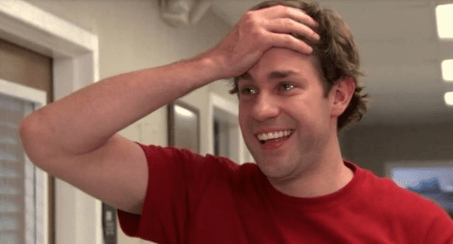 Jim Halpert happy