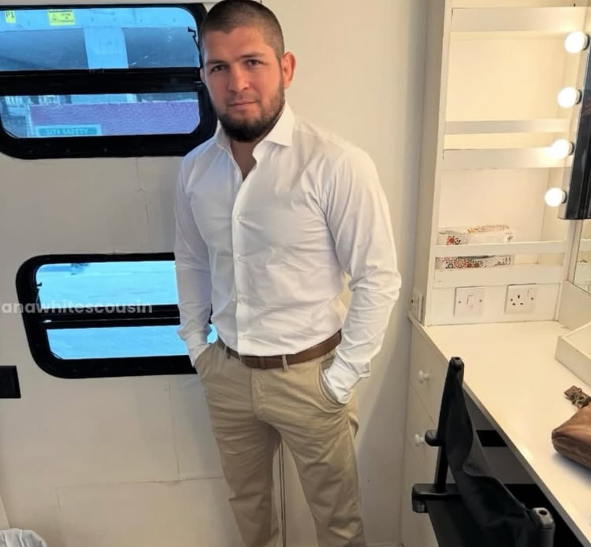 Khabib staring