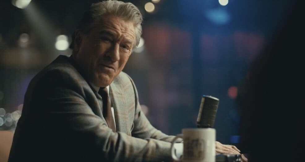 And you're laughing? Robert De Niro