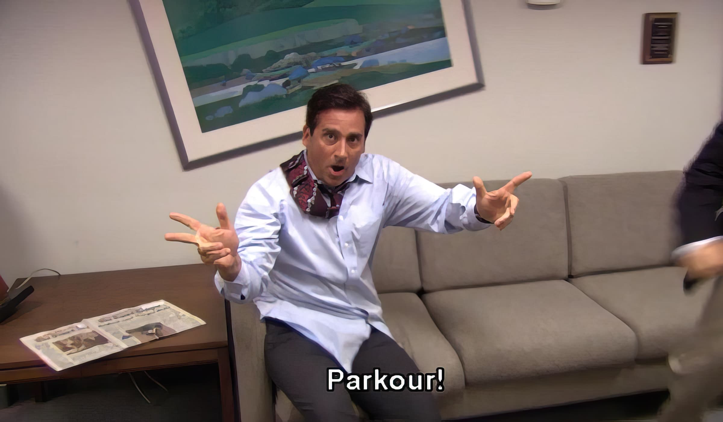Michael Scott parkour
