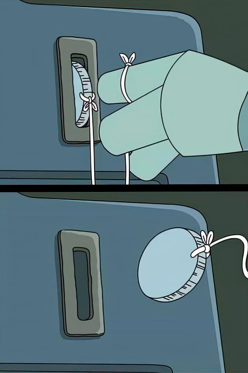 Bender robbing himself