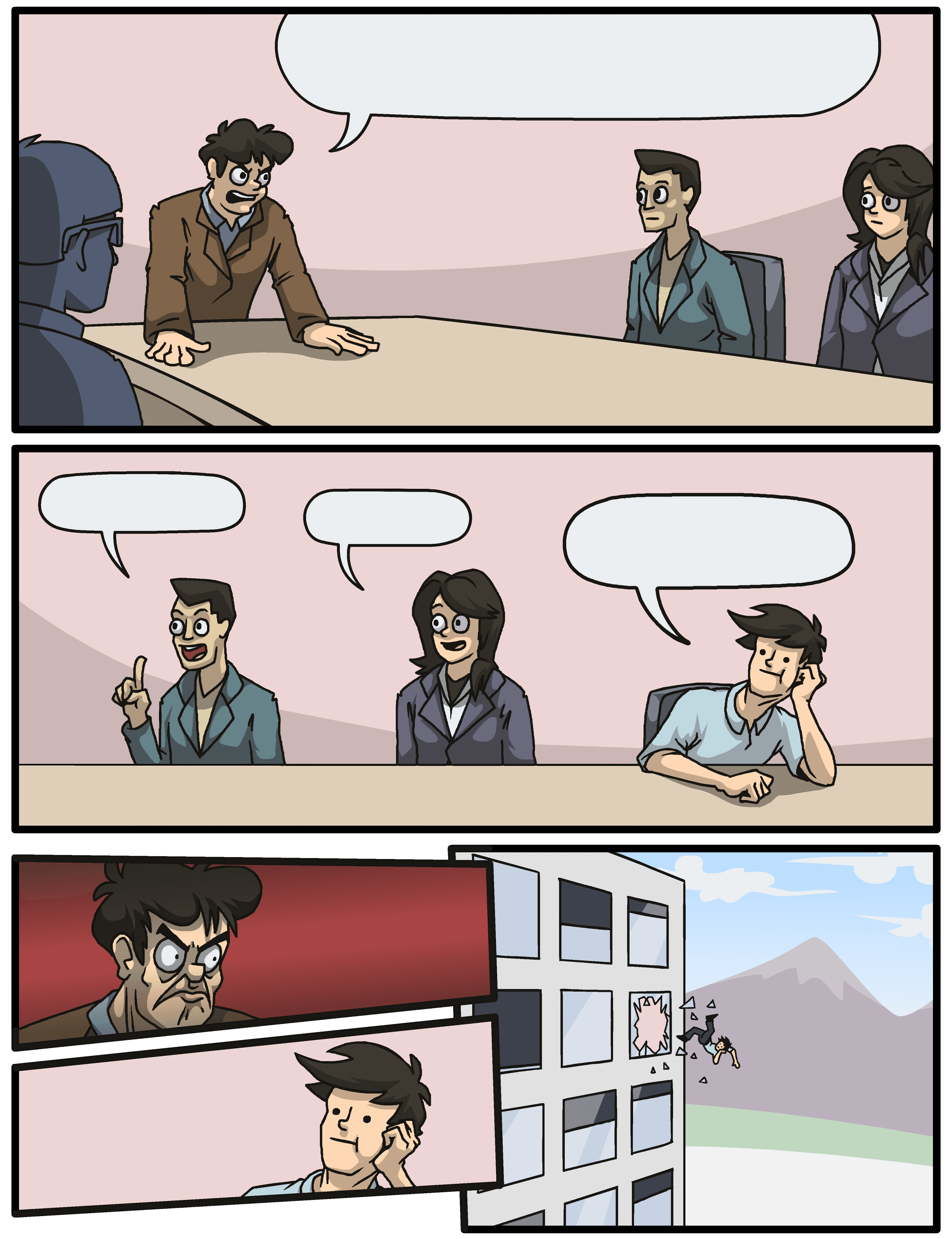 Boardroom suggestion empty template original meeting office