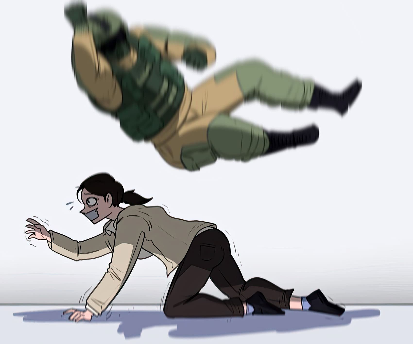 Fuze elbow drop hostage