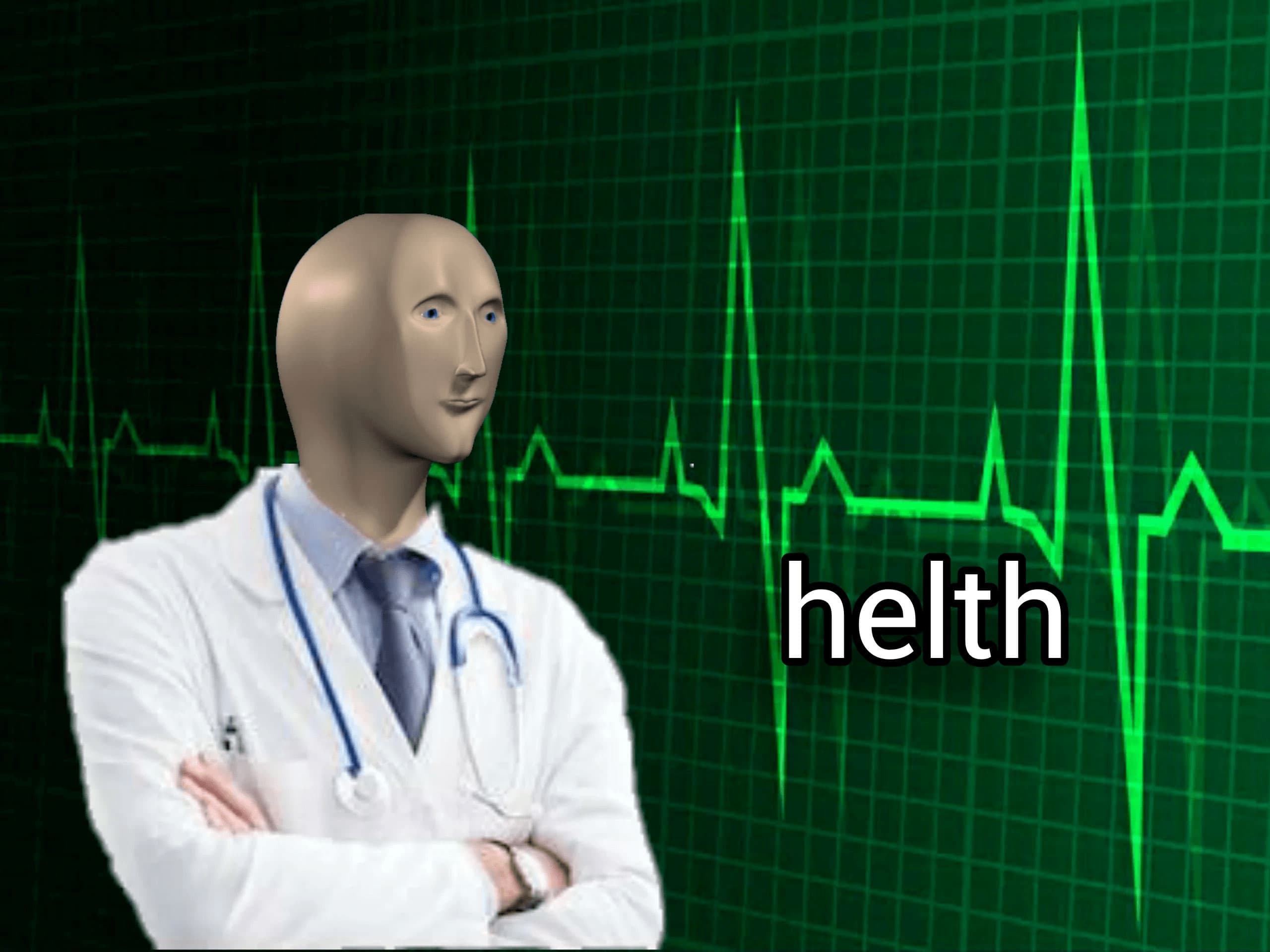 Helth meme man