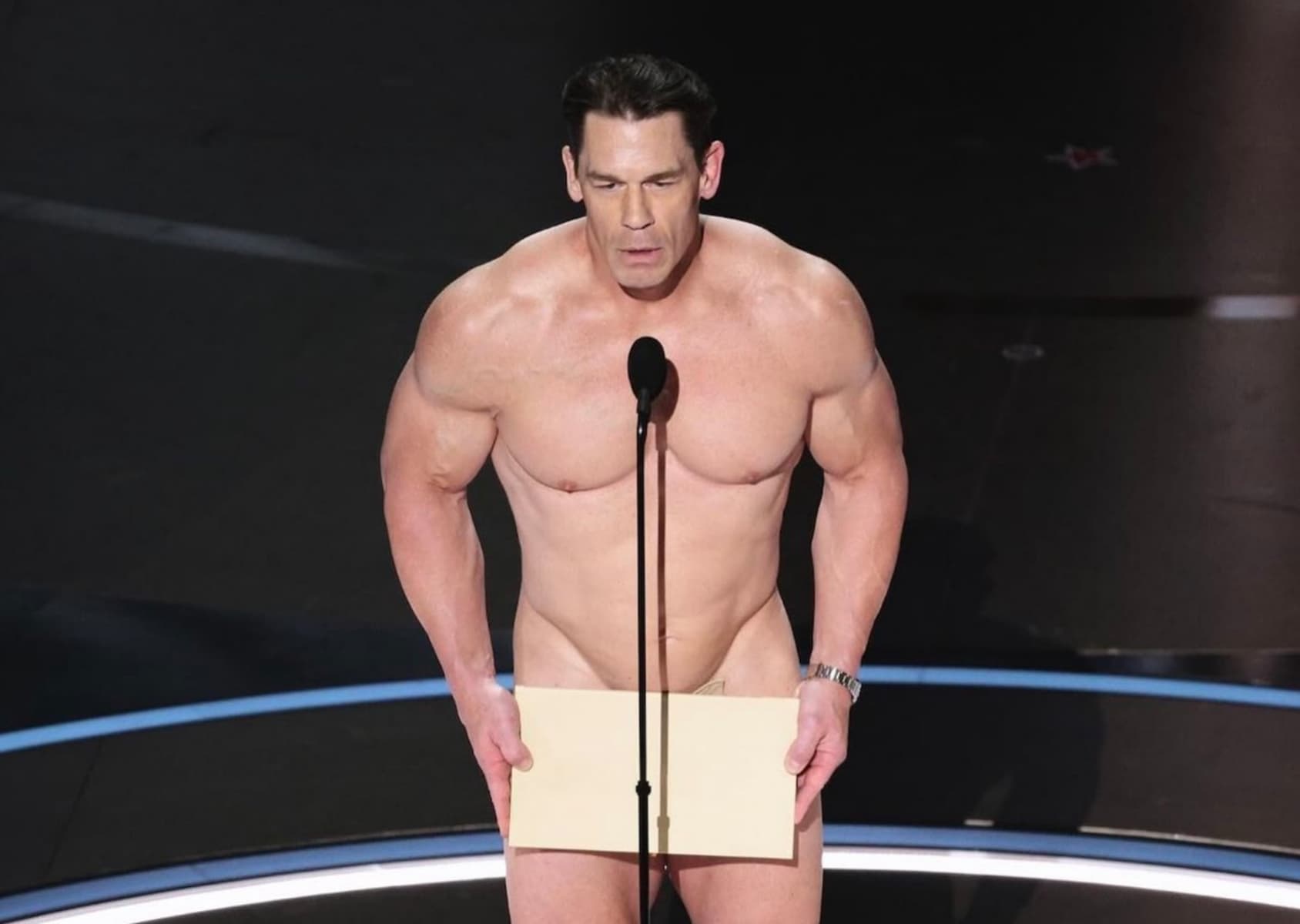 John Cena naked Oscars