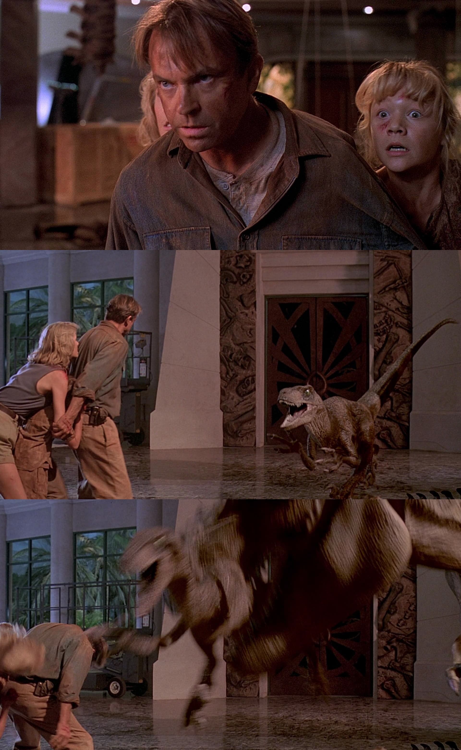 Jurassic Park raptor kitchen