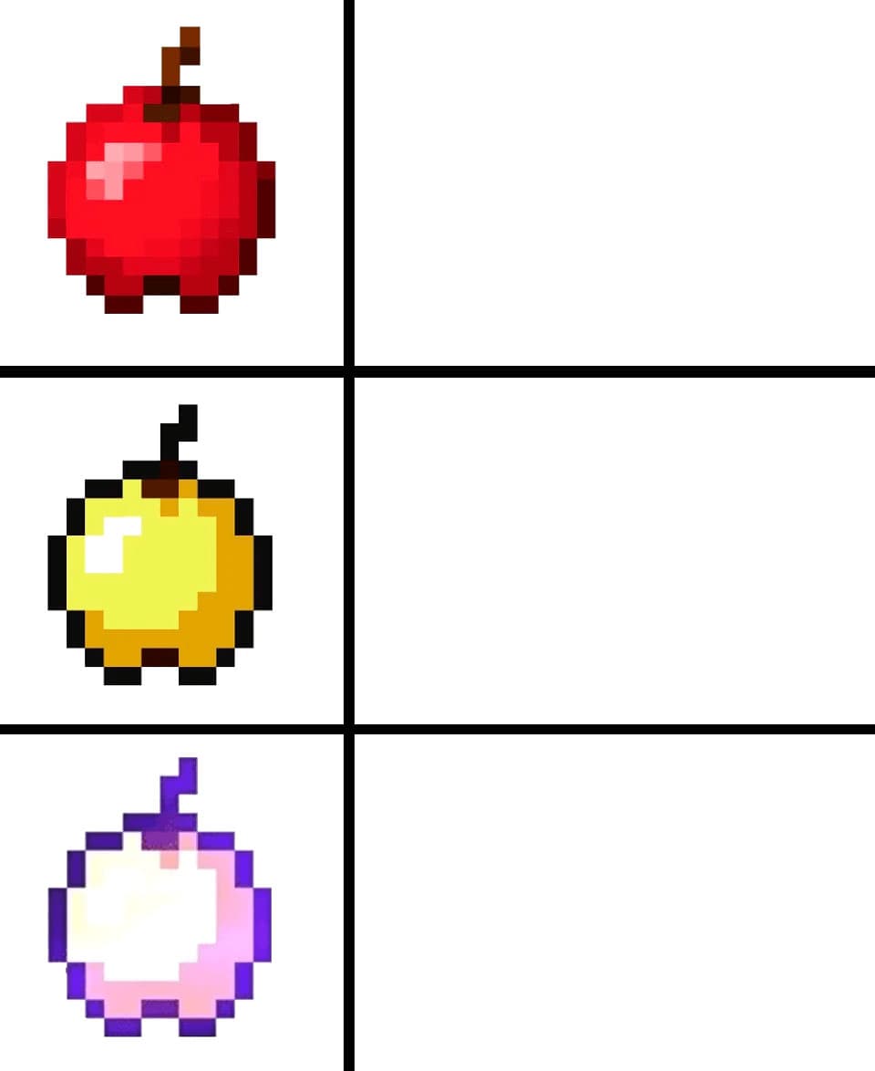 Minecraft golden apple enchanted