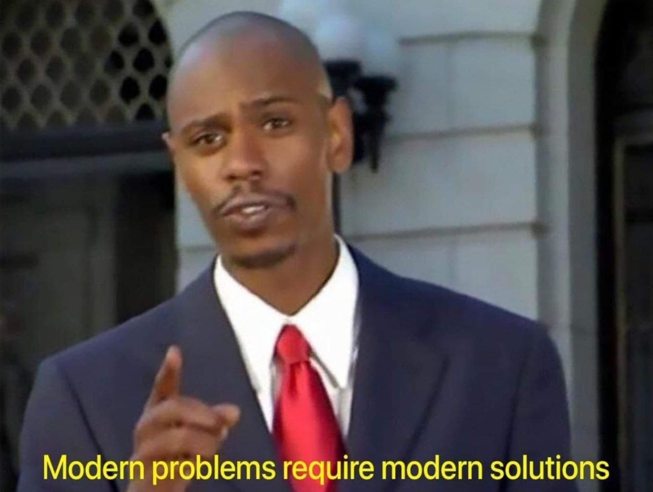 Modern problems require modern solutions
