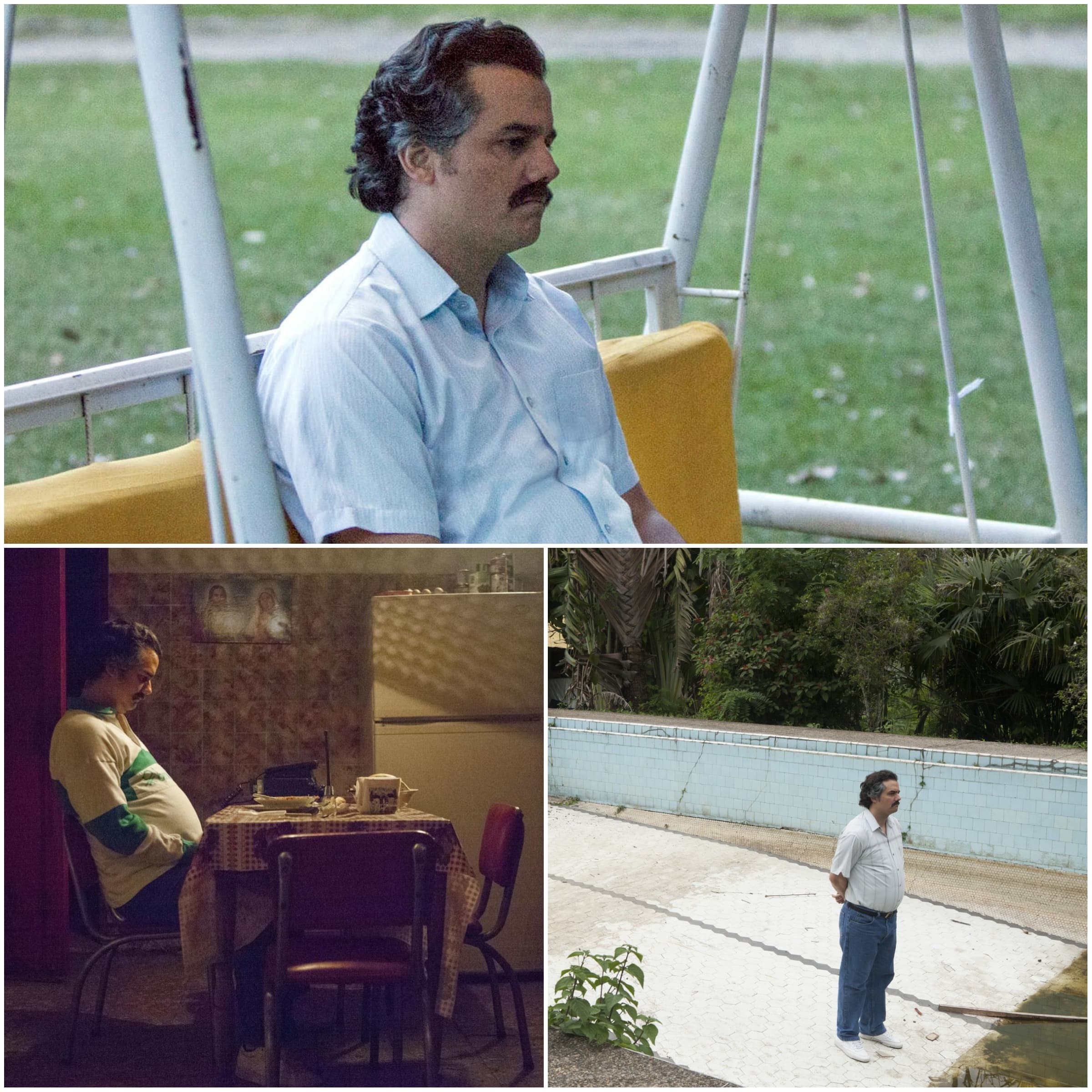 Pablo Escobar waiting sad