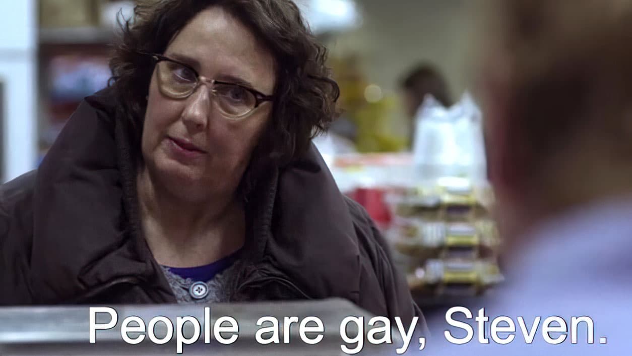 People are gay Steven