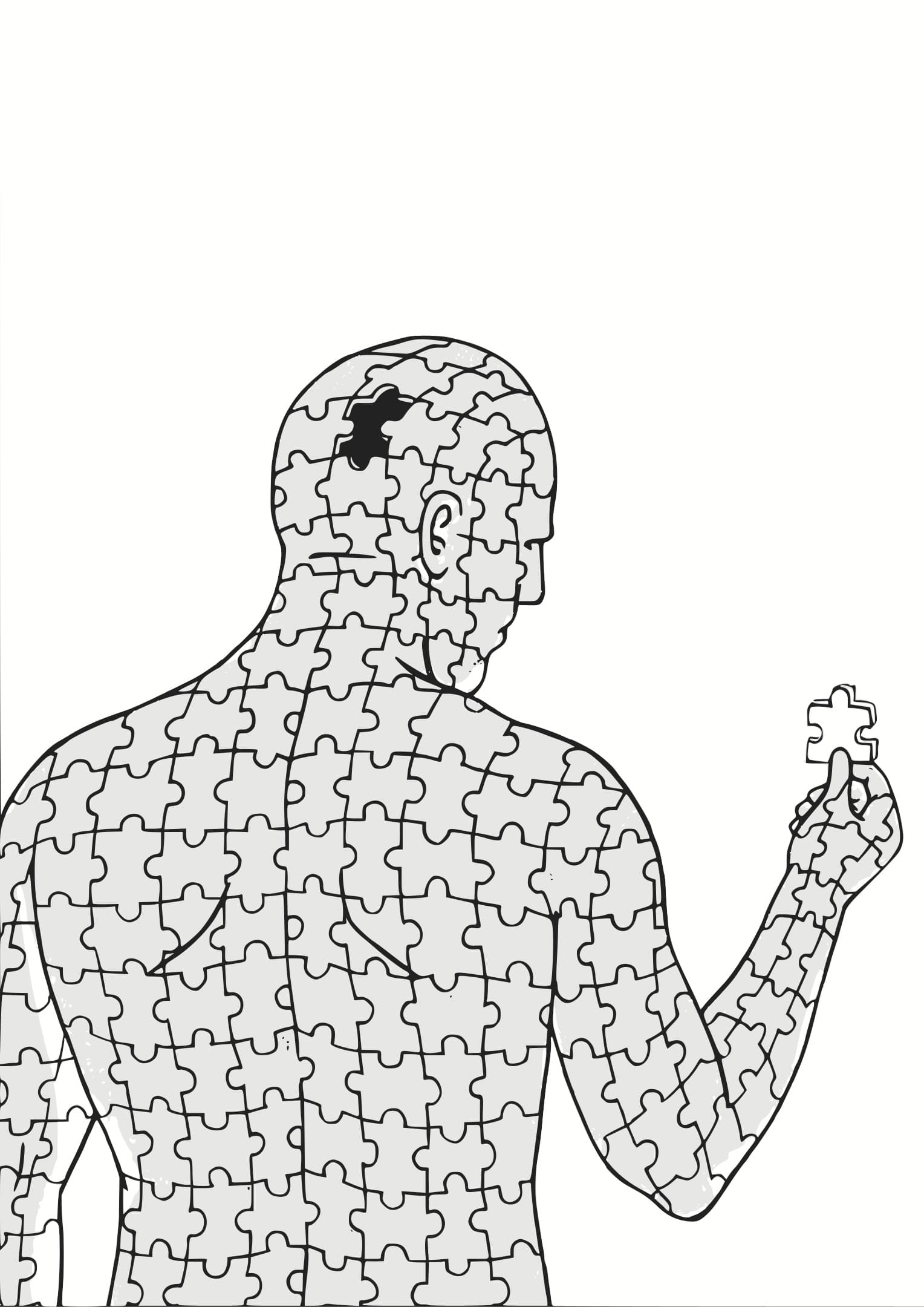 Missing puzzle piece brain