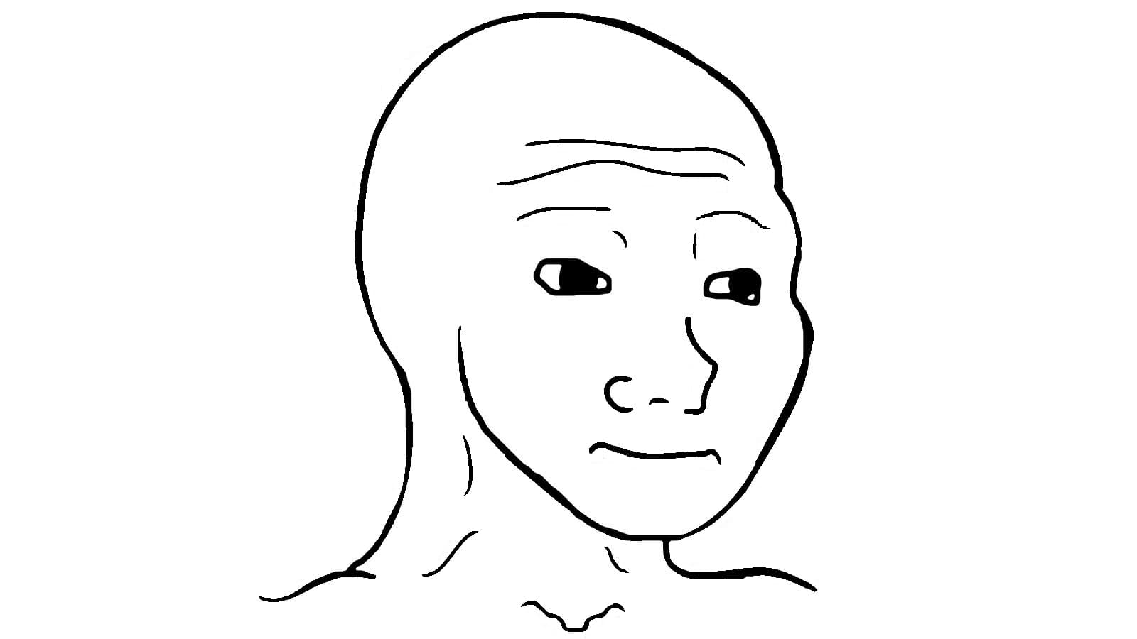 Wojak soyjak face
