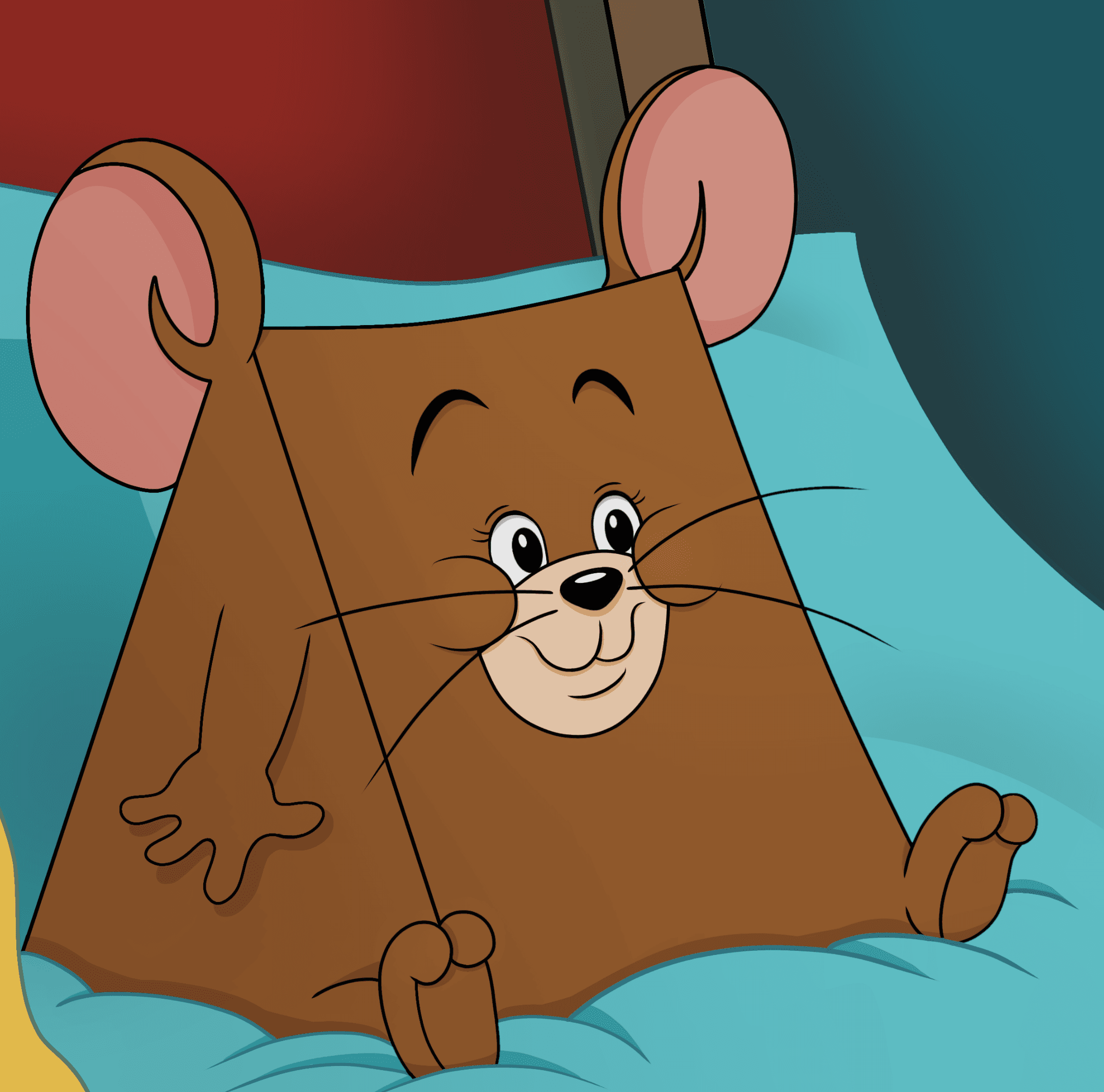 Triangle jerry i know he ate a cheese hd redraw tom and jerry u gibus squidward on Reddit