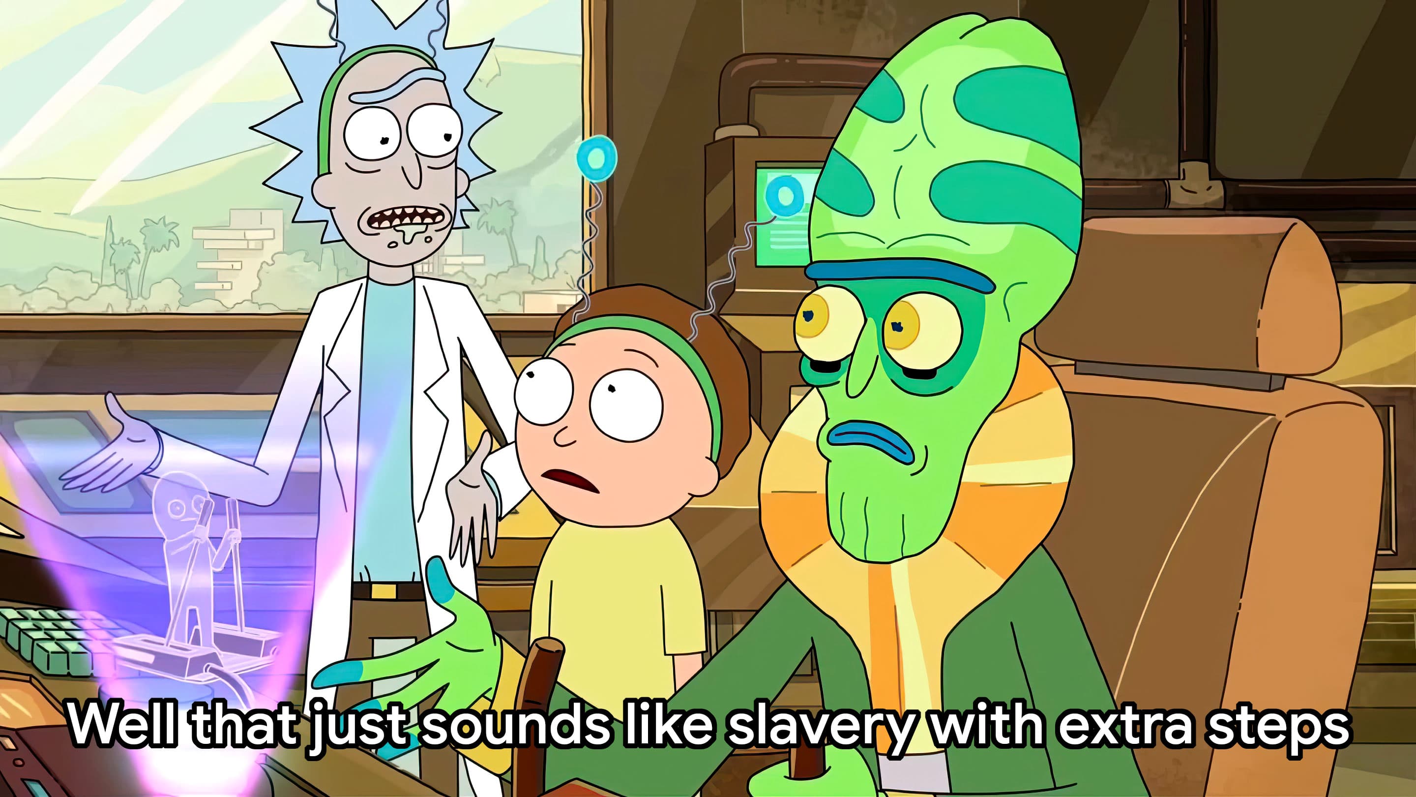 Slavery with extra steps