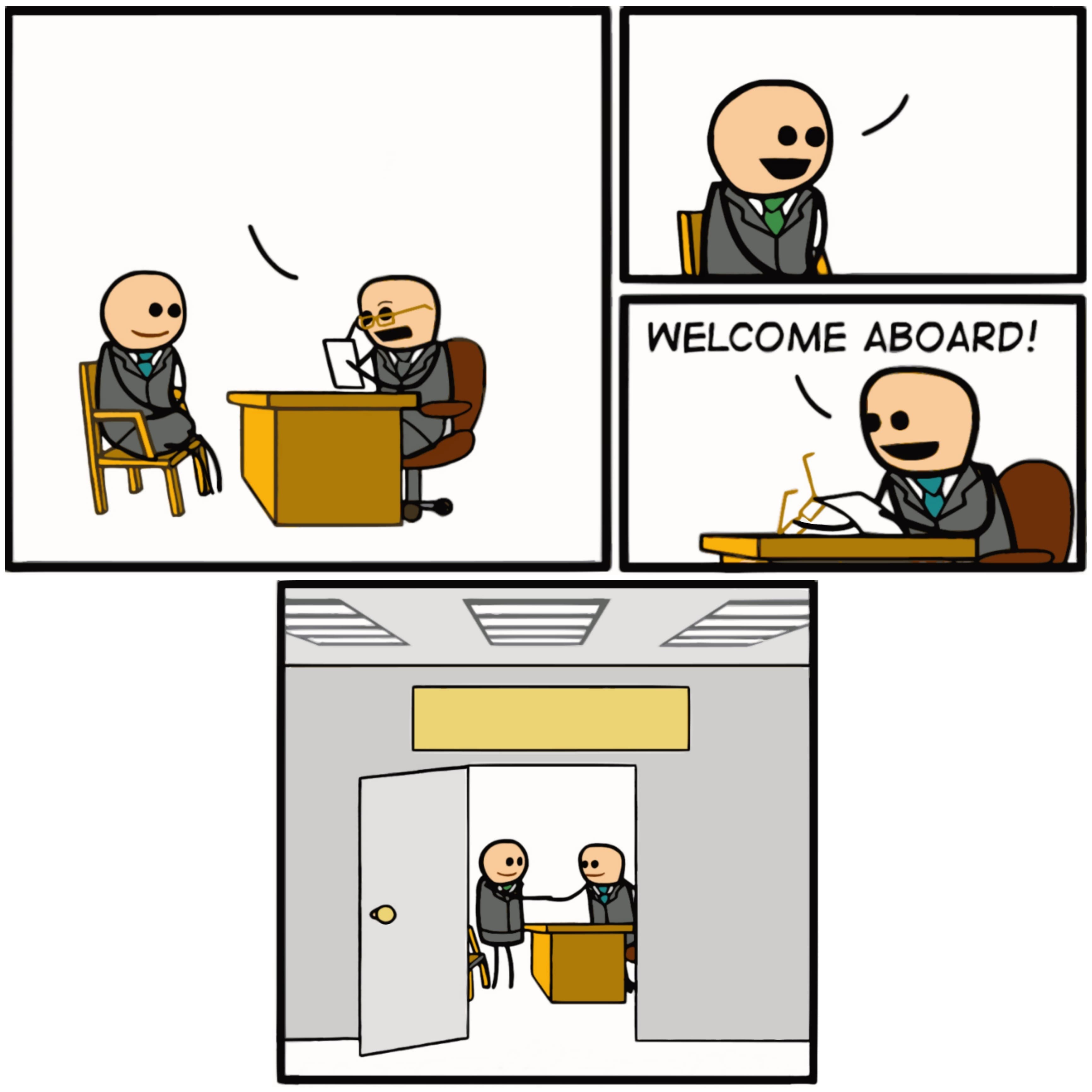 Welcome aboard office