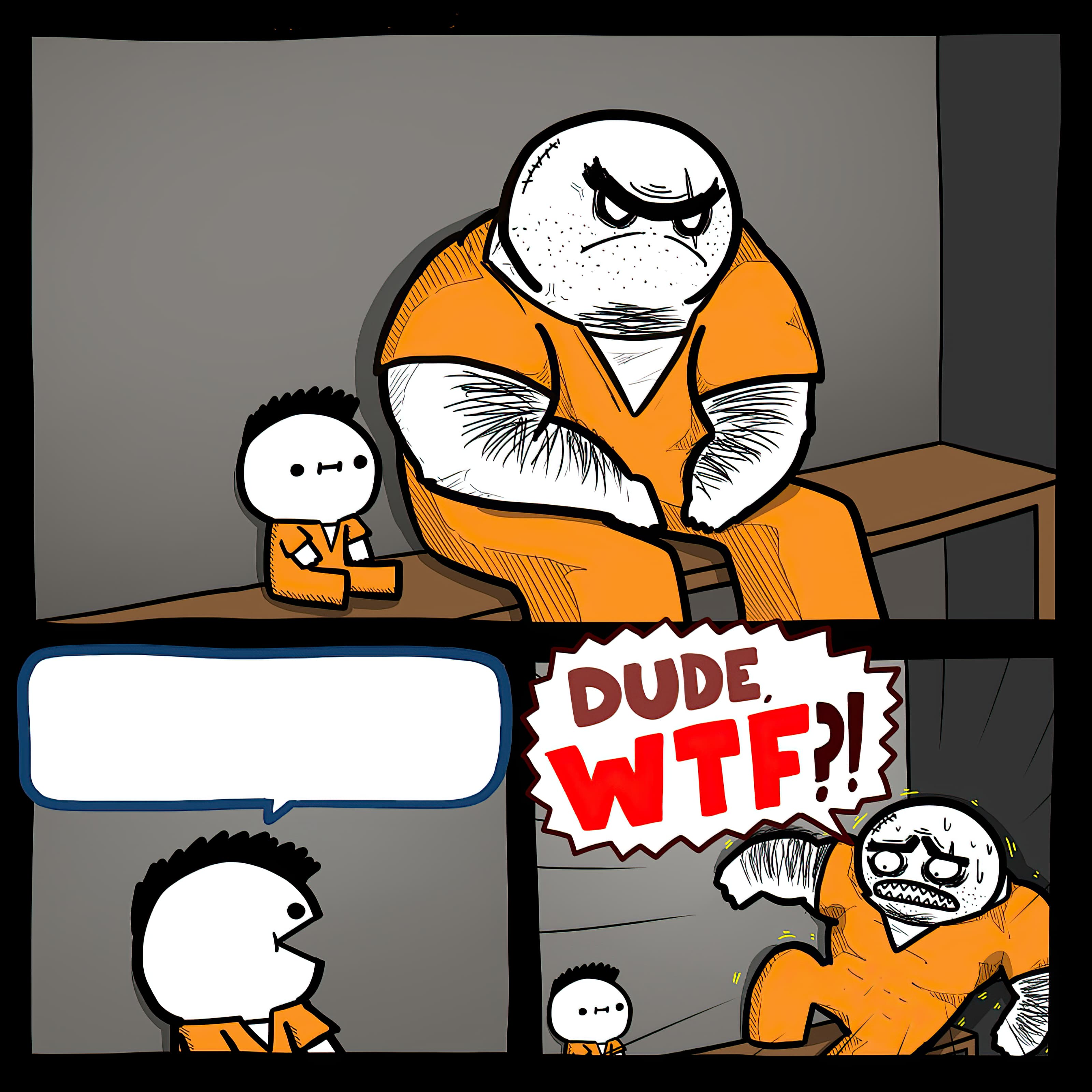 I killed a man srgrafo prison jail prisonier detenu