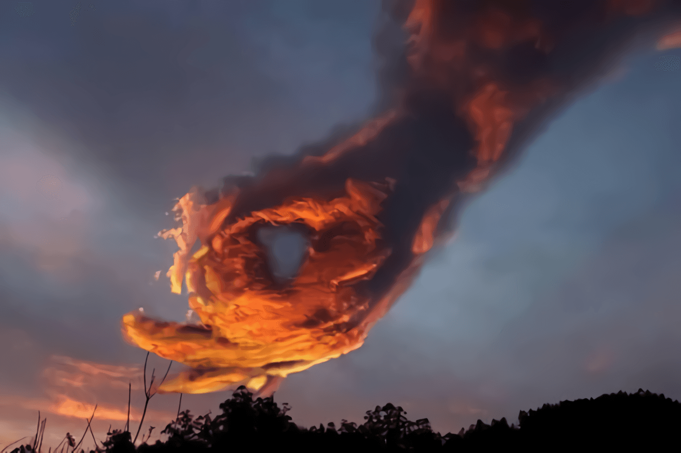 God hand cloud