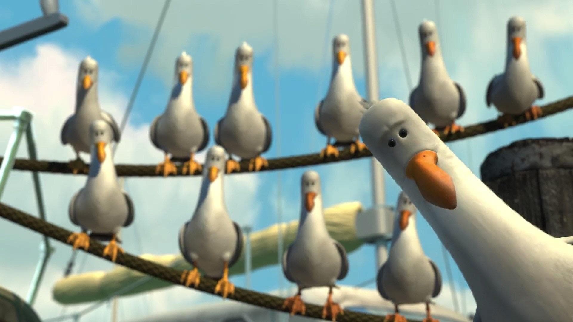 Finding Nemo seagulls mine