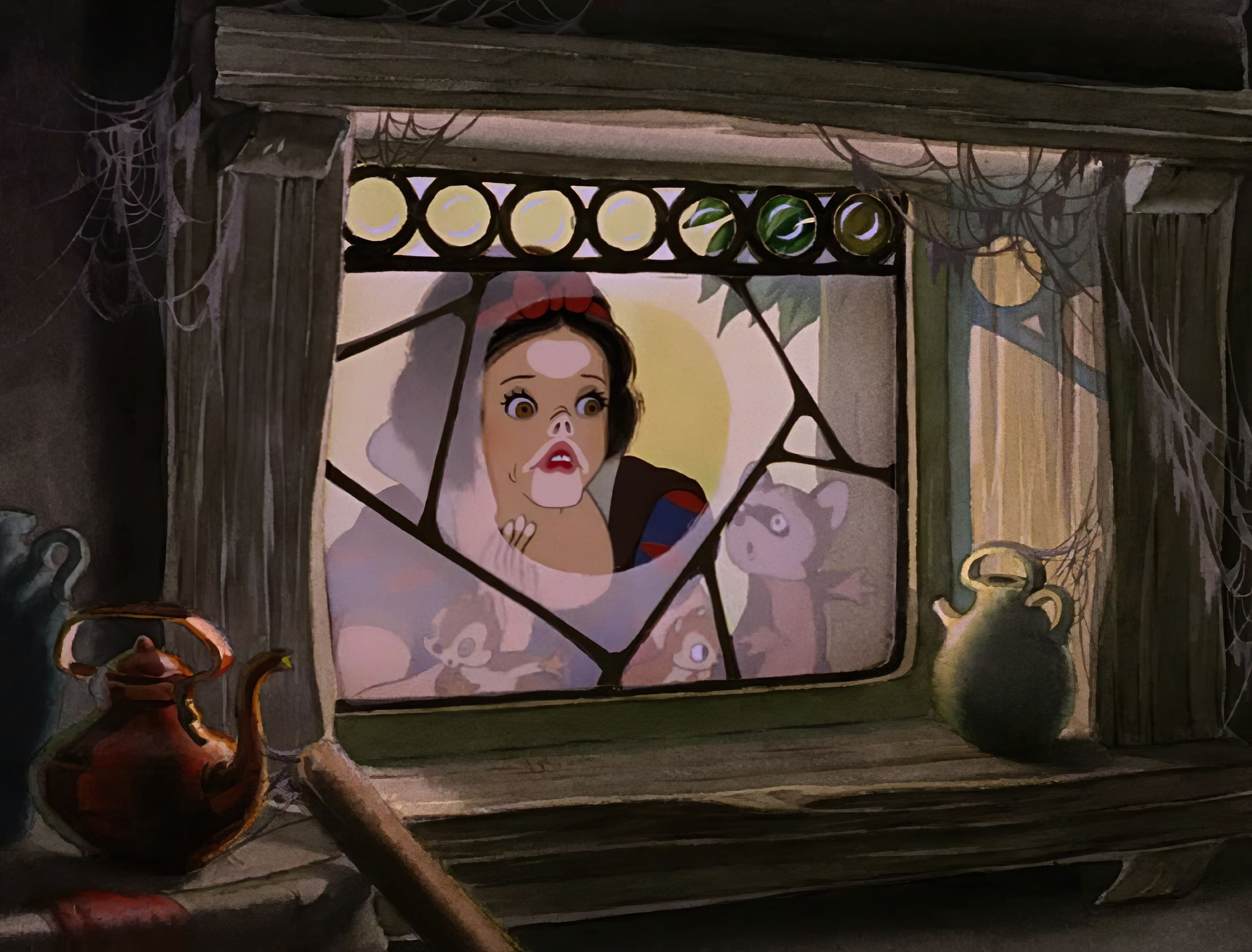 Snow white window blanche neige fenêtre