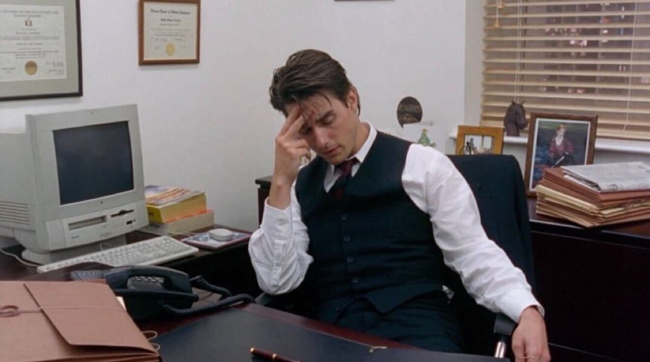 Tom Cruise Stressed